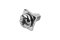 [E] น็อตยึดสายไฟ สแตนเลสชุบนิกเกิ้ล M4x8 mm พร้อมแหวนทรงสี่เหลี่ยม ขนาด 8x8 mm